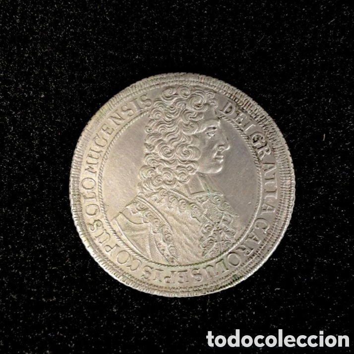 Monedas antiguas de Europa: CARLOS DE LORENA OBISPO OLM&Uuml;TZ 1707 &ndash; THALER OLM&Uuml;TZ CRUZ MALTA pesa 28,18 gr