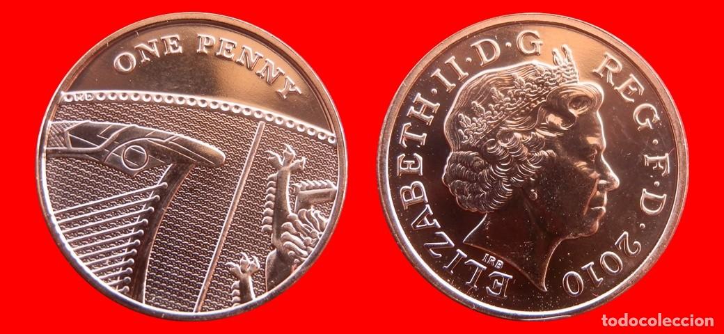 Monedas antiguas de Europa: 1 PENIQUE PENNY 2010 SIN CIRCULAR PROCEDENTE DE BLISTER INGLATERRA REINO UNIDO-10658SC