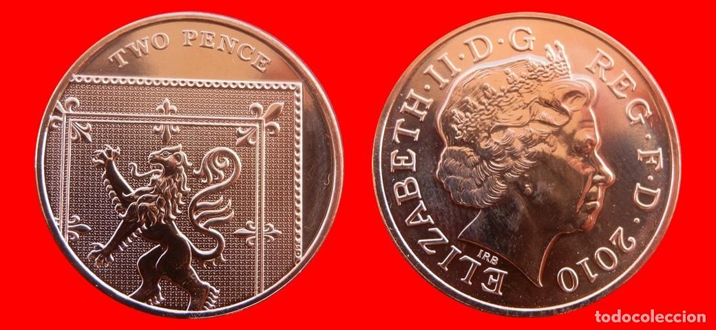 Monedas antiguas de Europa: 2 PENIQUES PENCE 2010 SIN CIRCULAR PROCEDENTE DE BLISTER INGLATERRA REINO UNIDO-10659SC
