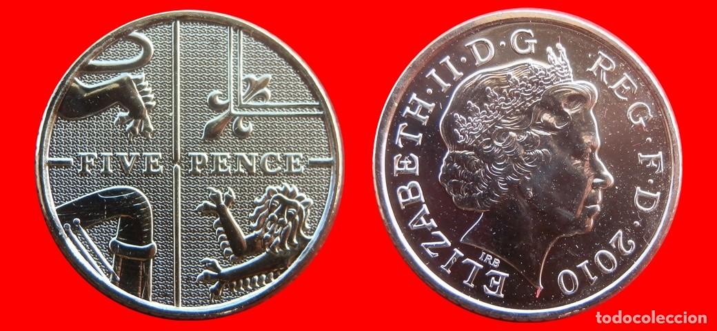 Monedas antiguas de Europa: 5 PENIQUES PENCE 2010 SIN CIRCULAR PROCEDENTE DE BLISTER INGLATERRA REINO UNIDO-10660SC