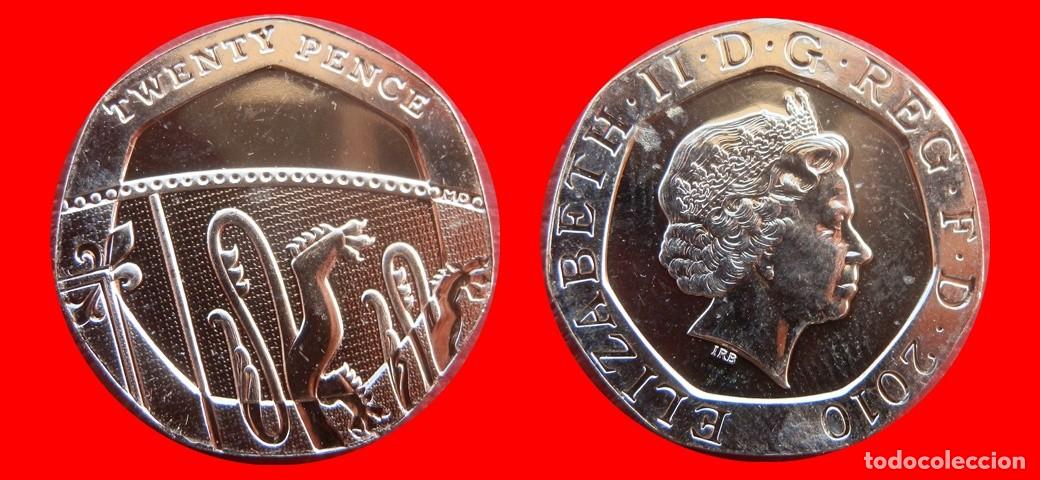 Monedas antiguas de Europa: 20 PENIQUES PENCE 2010 SIN CIRCULAR PROCEDENTE DE BLISTER INGLATERRA REINO UNIDO-10662SC