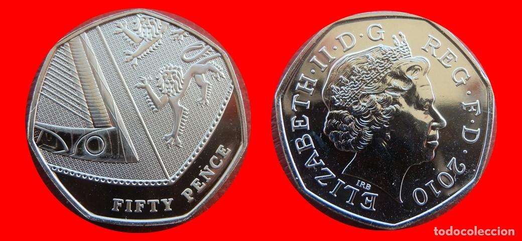 Monedas antiguas de Europa: 50 PENIQUES PENCE 2010 SIN CIRCULAR PROCEDENTE DE BLISTER INGLATERRA REINO UNIDO-10663SC