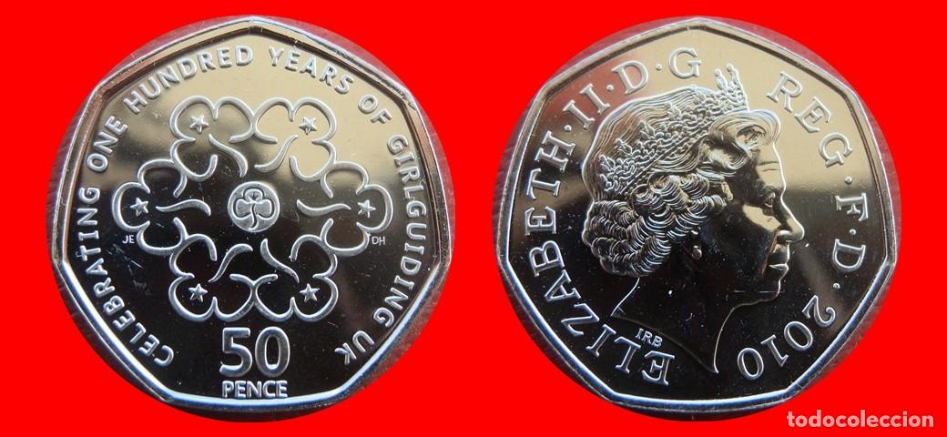 Monedas antiguas de Europa: 50 PENIQUES PENCE 2010 SIN CIRCULAR PROCEDENTE DE BLISTER INGLATERRA REINO UNIDO-10664SC