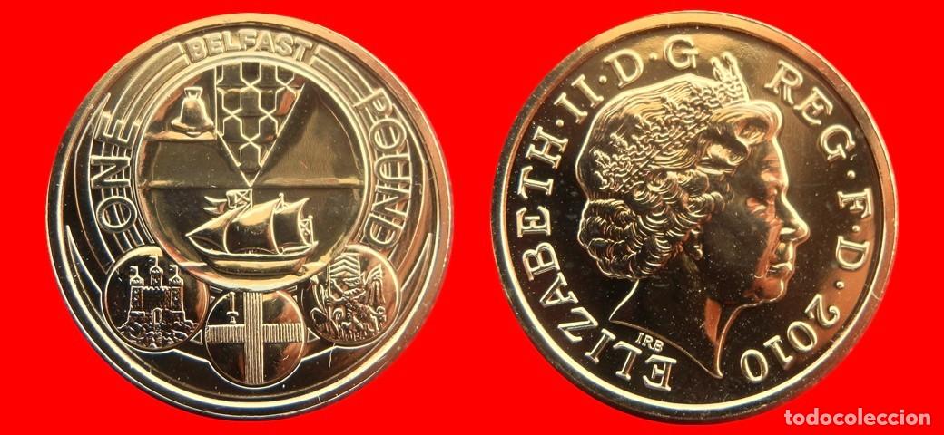 Monedas antiguas de Europa: 1 LIBRA POUND 2010 BELFAST SIN CIRCULAR PROCEDENTE DE BLISTER INGLATERRA REINO UNIDO-10666SC