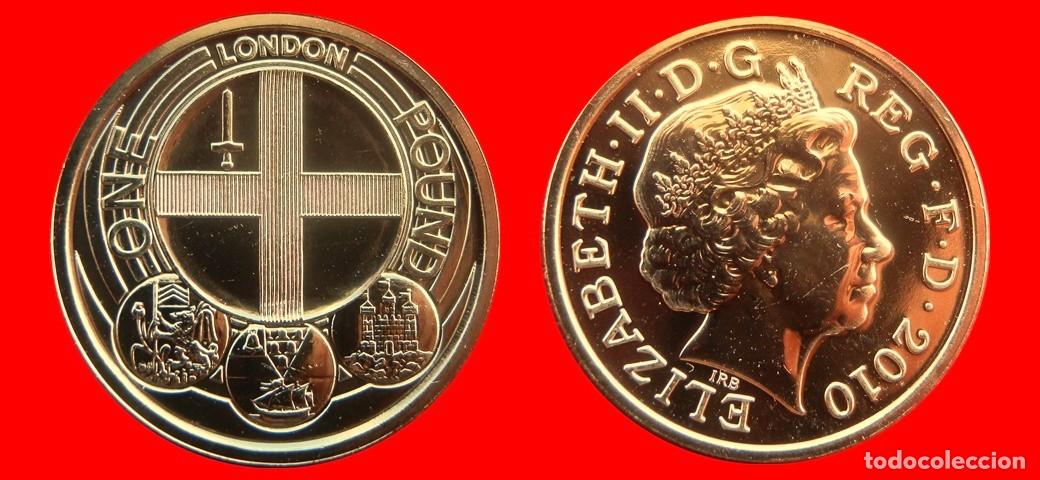 Monedas antiguas de Europa: 1 LIBRA POUND 2010 LONDON SIN CIRCULAR PROCEDENTE DE BLISTER INGLATERRA REINO UNIDO-10667SC