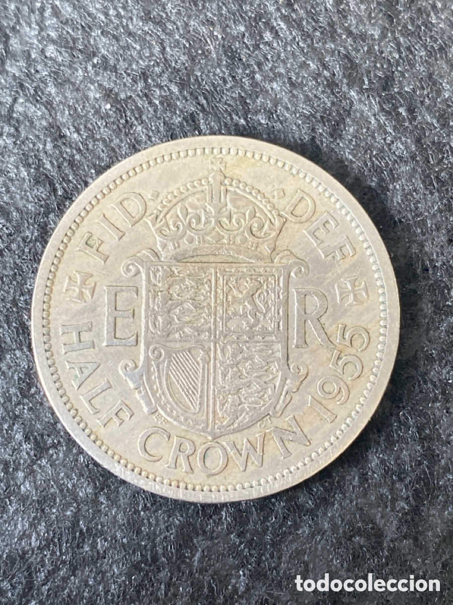 Monedas antiguas de Europa: Moneda media corona 1955