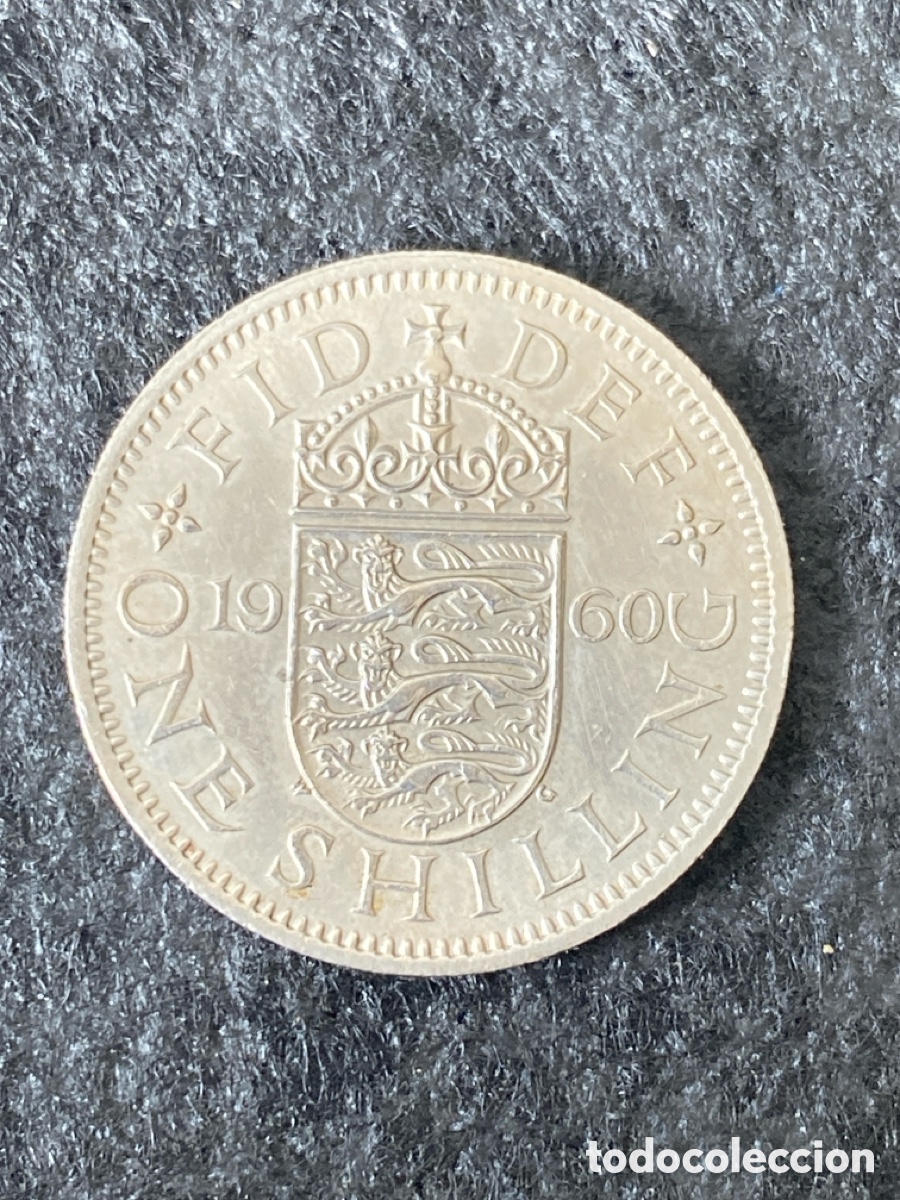 Monedas antiguas de Europa: Moneda un chel&iacute;n Isabel ll - Foto 2