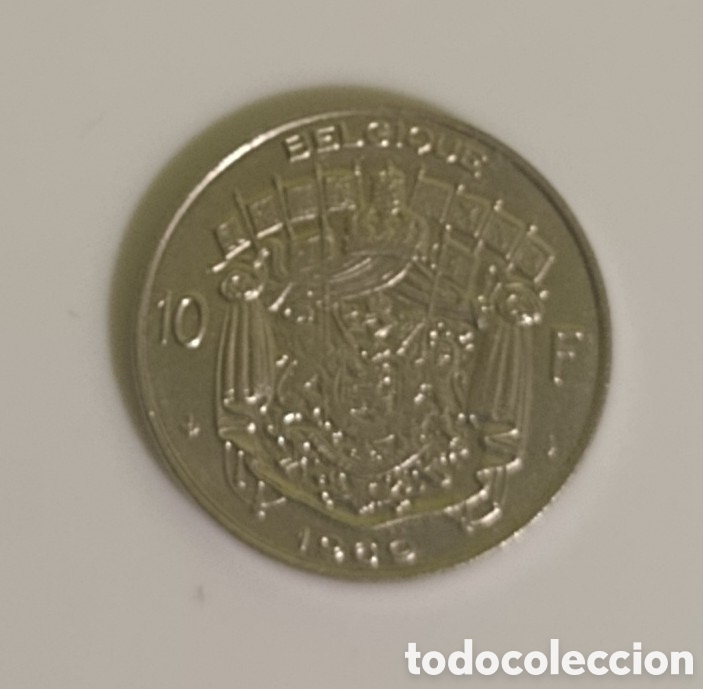 Monedas antiguas de Europa: BELGICA moneda 10 FRANCOS 1969