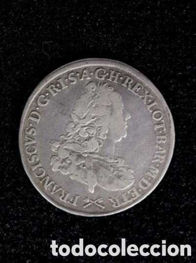 Monedas antiguas de Europa: FRANCESCONE De plata TOSCANA 1737-1765 &ndash; FRANCISCUS A&Ntilde;O 1762 D G R I S A G H REX LOT BAR M D ETR &ndash;