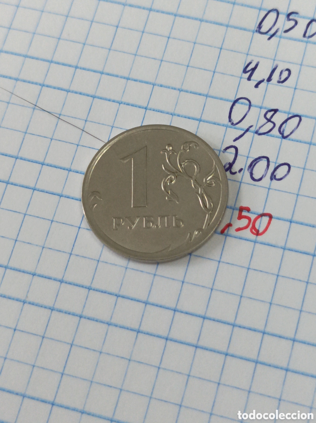 Monedas antiguas de Europa: 1 rublo de rusia 2013