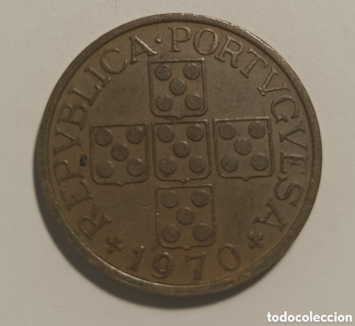 Monedas antiguas de Europa: PORTUGAL moneda 1 escudo 1970