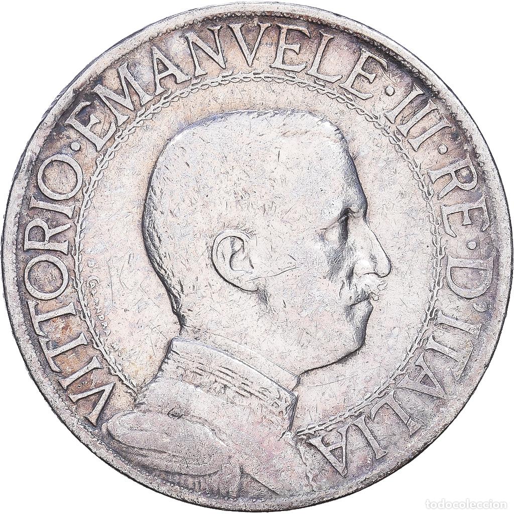 Monedas antiguas de Europa: [#1547732] Italia, Vittorio Emanuele III, 1 Lira, 1909, Rome, Plata, BC+, KM:45