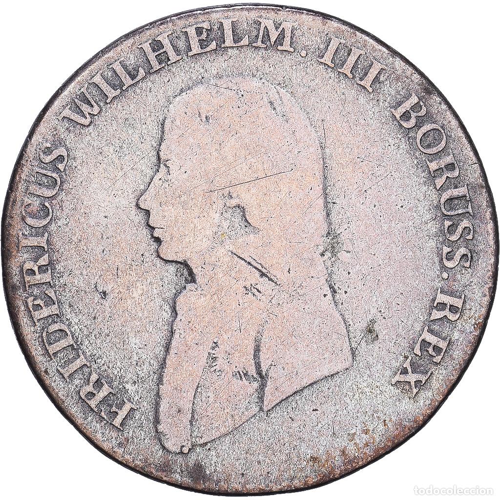 Monedas antiguas de Europa: [#1547740] Kingdom of Prussia, Friedrich Wilhelm III, 4 Groschen, 1799, Berlin, Plata, BC+