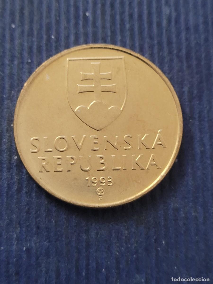 Monedas antiguas de Europa: Moneda 1 corona 1993 Eslovaquia