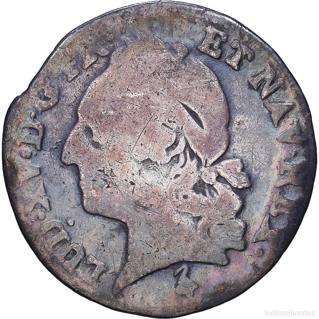 Monedas antiguas de Europa: [#1547759] Francia, Louis XVI, 1/20 &Eacute;cu &agrave; la vieille t&ecirc;te, 1779, Paris, Plata, BC