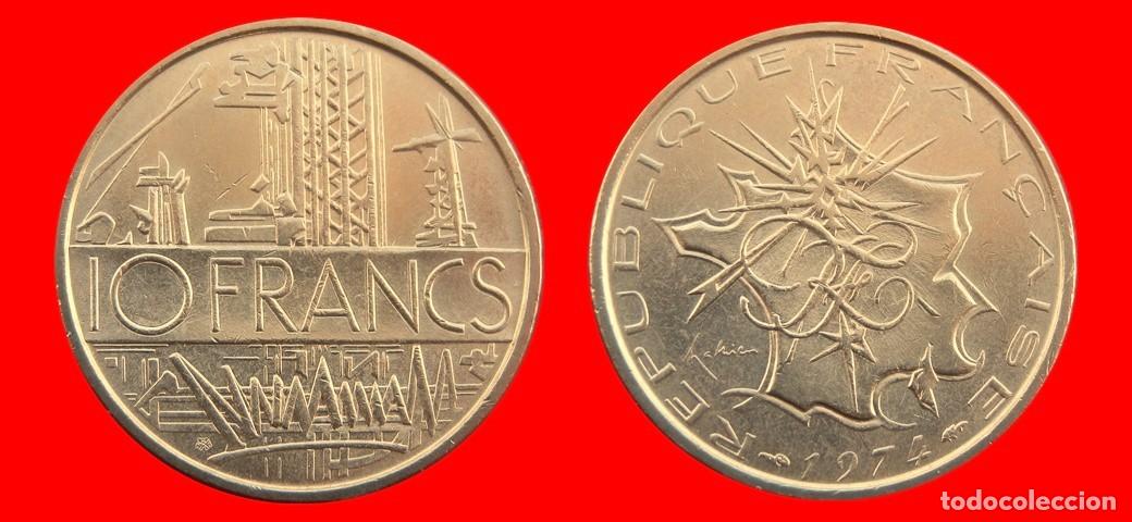 Monnaies anciennes de Europe: 10 FRANCOS 1974 FRANCIA-156983