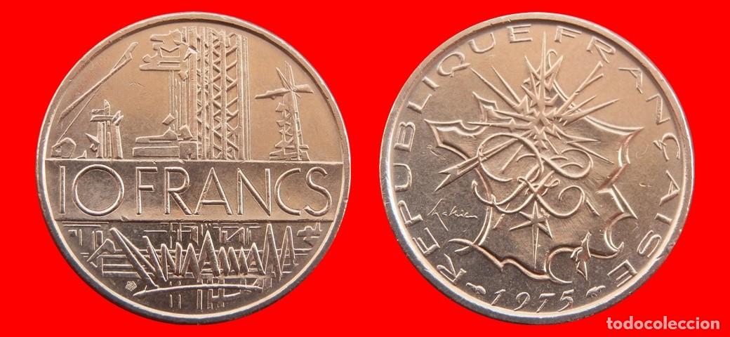 Monnaies anciennes de Europe: 10 FRANCOS 1975 FRANCIA-156984