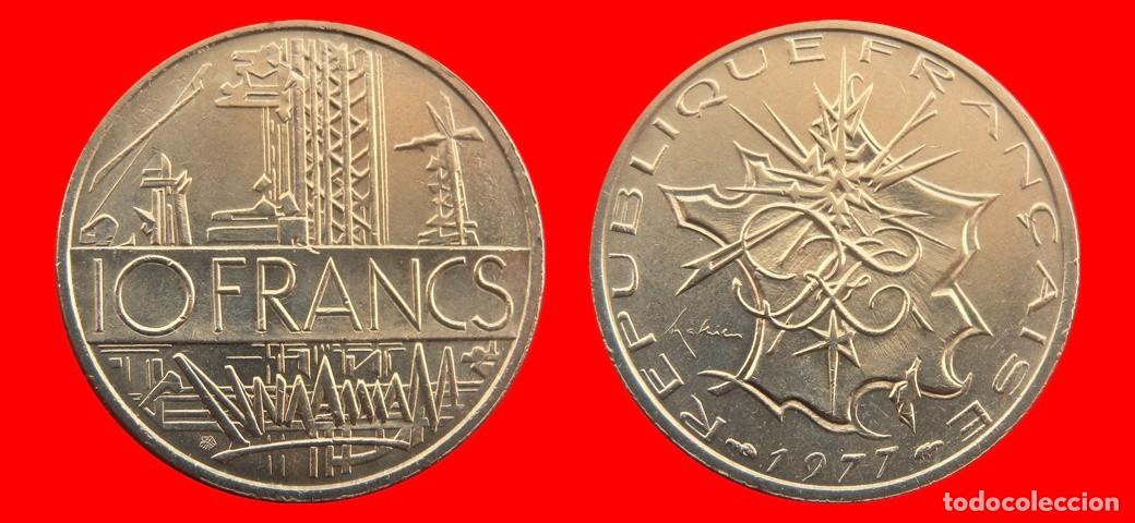 Monedas antiguas de Europa: 10 FRANCOS 1977 FRANCIA-156986