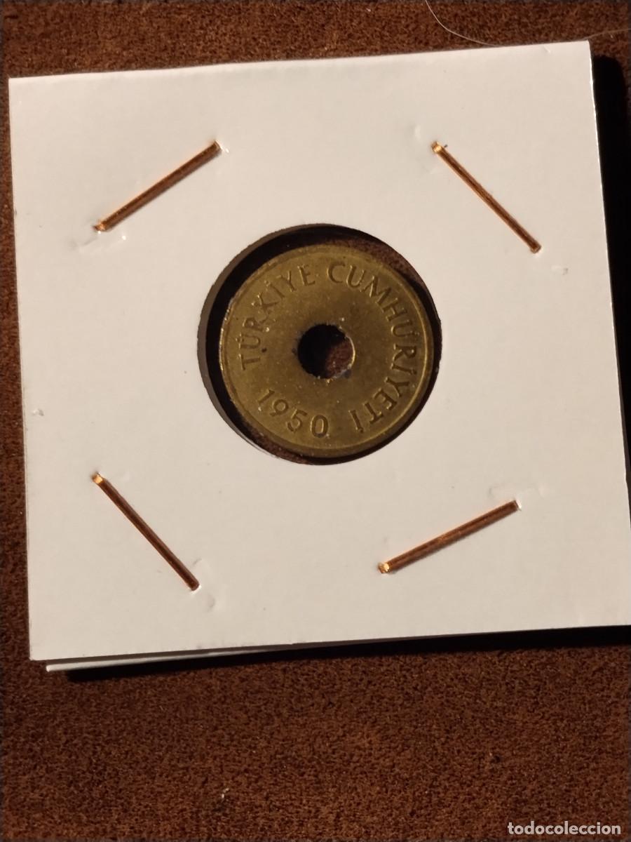 Monedas antiguas de Europa: Chipre 10 Mils agujero central - Moneda colonial brit&aacute;nica - BC/MBC