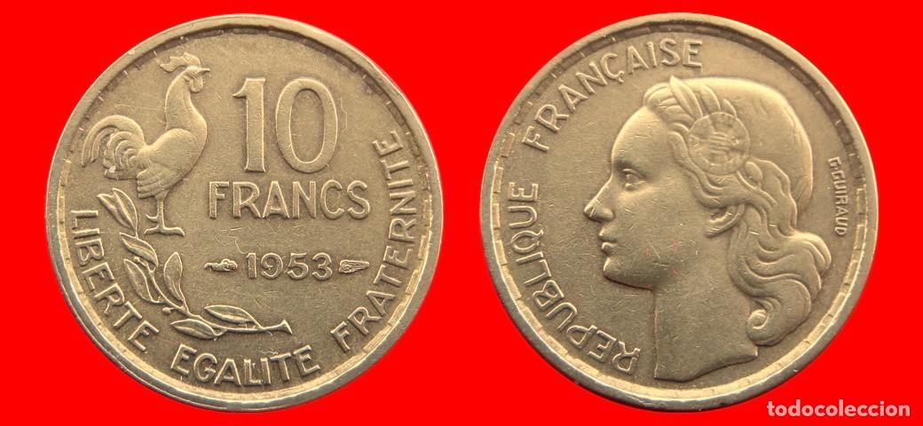 Monedas antiguas de Europa: 10 FRANCOS 1953 FRANCIA-156996