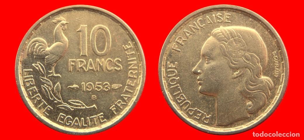 Monedas antiguas de Europa: 10 FRANCOS 1953B FRANCIA-156997