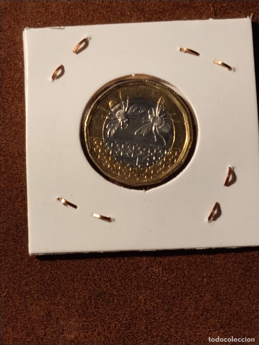 Monedas antiguas de Europa: Reino Unido 1 New Penny 1974 Isabel II - Moneda brit&aacute;nica original