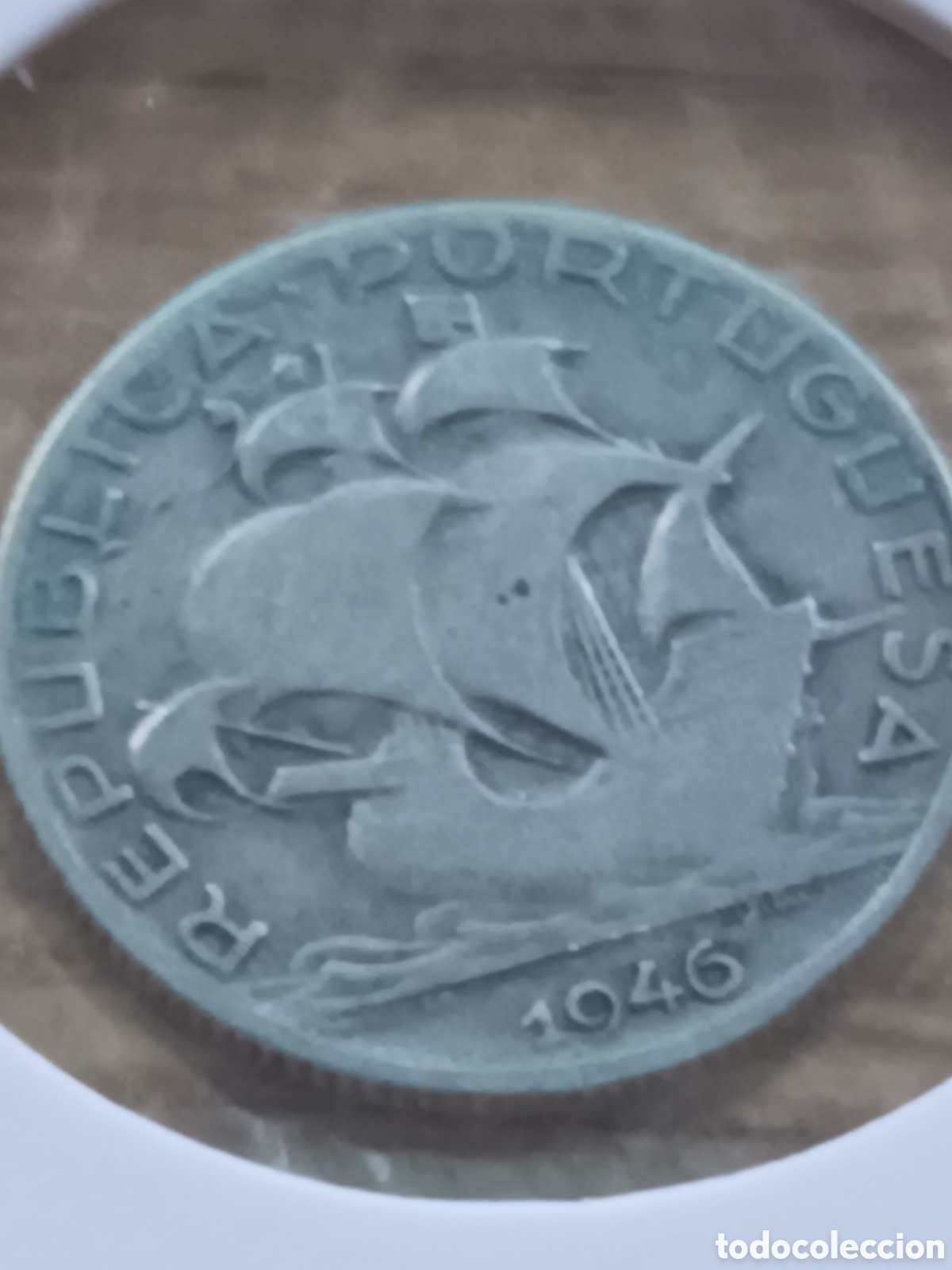 Monedas antiguas de Europa: 2,5 ESCUDOS DE PLATA PORTUGAL 1946