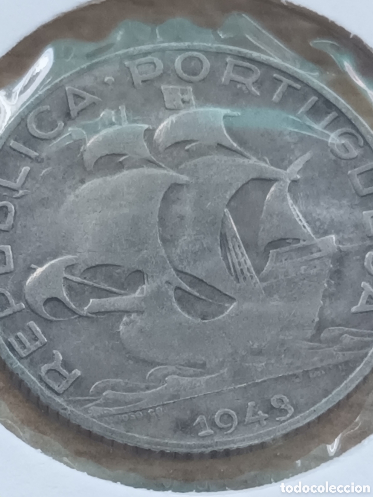 Monedas antiguas de Europa: 2,5 ESCUDOS DE PLATA PORTUGAL 1943