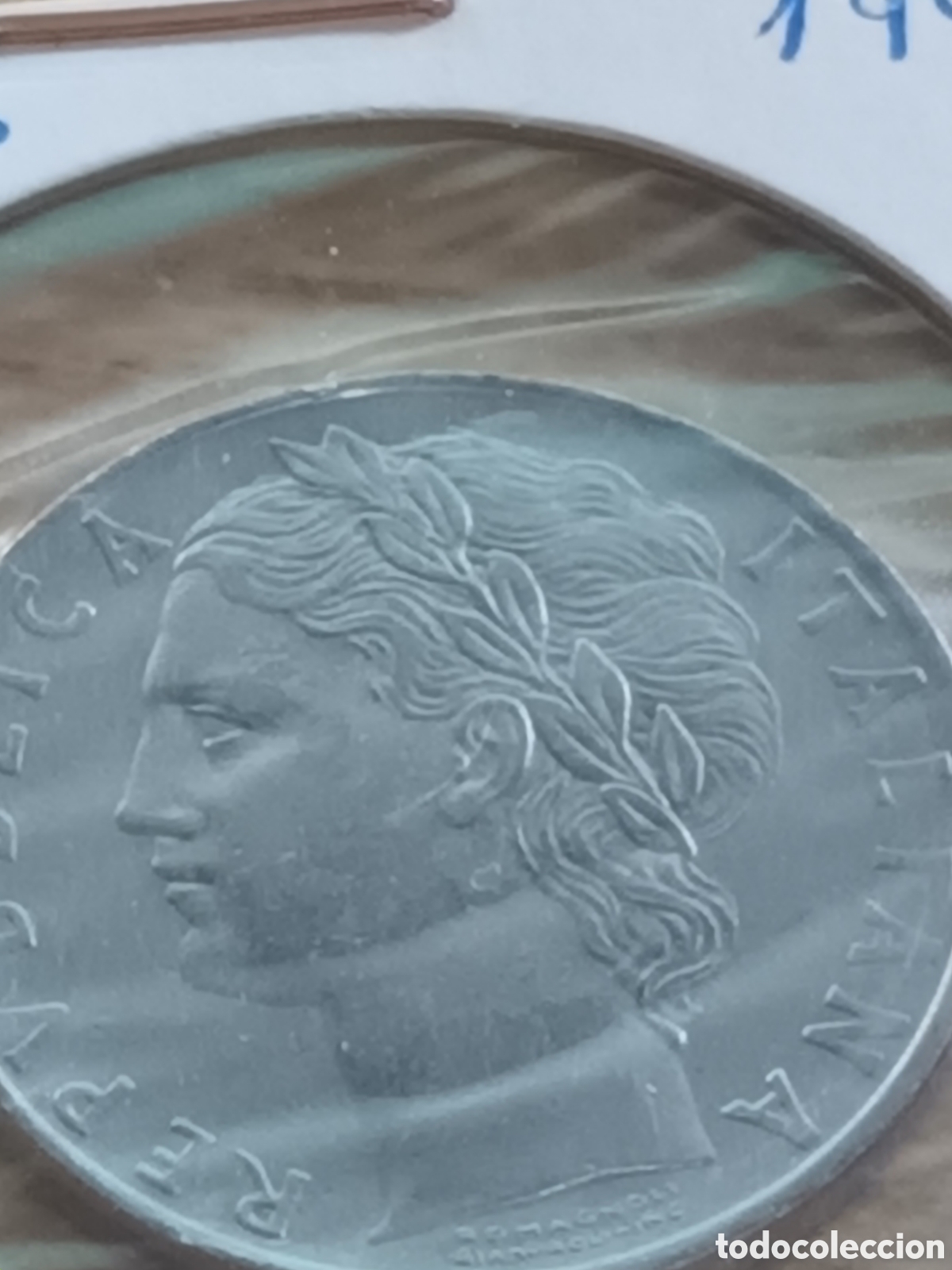 Monedas antiguas de Europa: 100 LIRAS ITALIA 1957 ACERO INOXIDABLE
