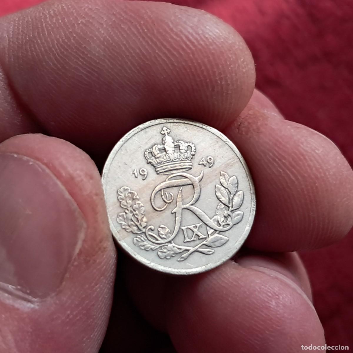 Monedas antiguas de Europa: MONEDA DE DINAMARCA 10 &Oslash;RE 1949 N S, G - Frederik IX KM# 841.1, DNF# 4.10, Sch&ouml;n# 58, Hede# 10.