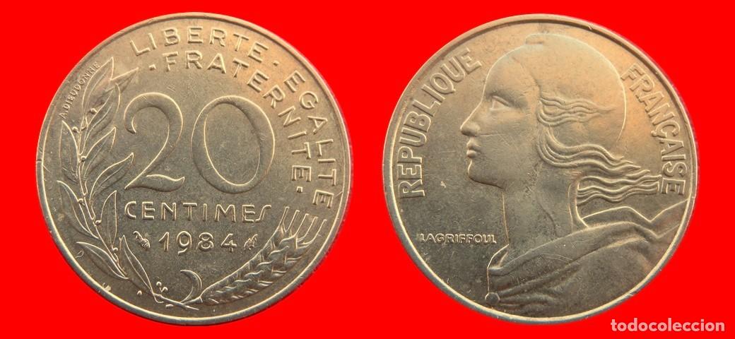 Monedas antiguas de Europa: 20 CENTIMOS 1984 FRANCIA-157010
