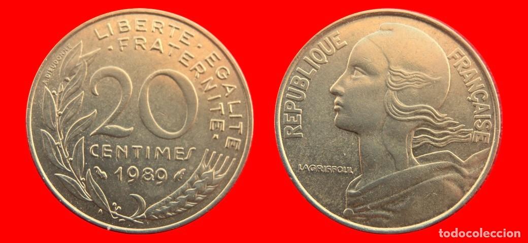 Monedas antiguas de Europa: 20 CENTIMOS 1989 FRANCIA-157014