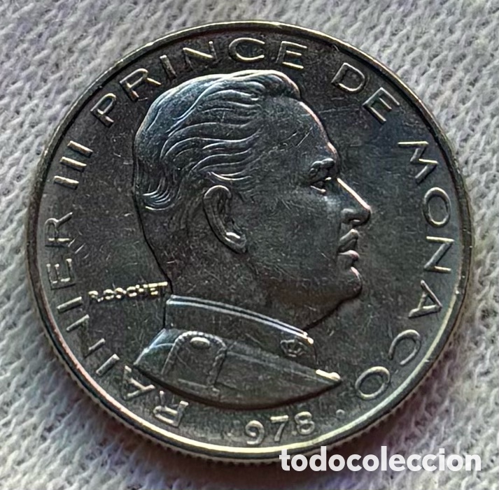 Monedas antiguas de Europa: Moneda M&Oacute;NACO 1/2 Franco 1978