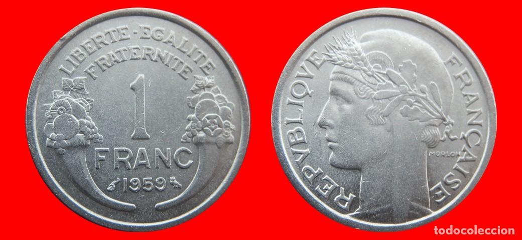 Monedas antiguas de Europa: 1 FRANCO 1959 FRANCIA-157017