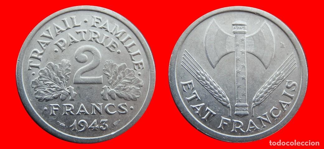 Monedas antiguas de Europa: 2 FRANCOS 1943 FRANCIA-157020