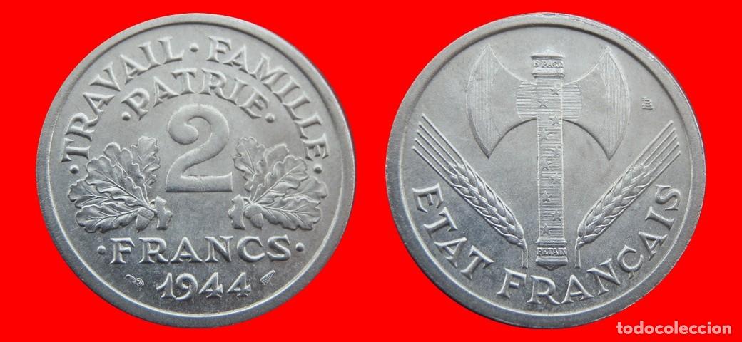 Monedas antiguas de Europa: 2 FRANCOS 1944 FRANCIA-157021