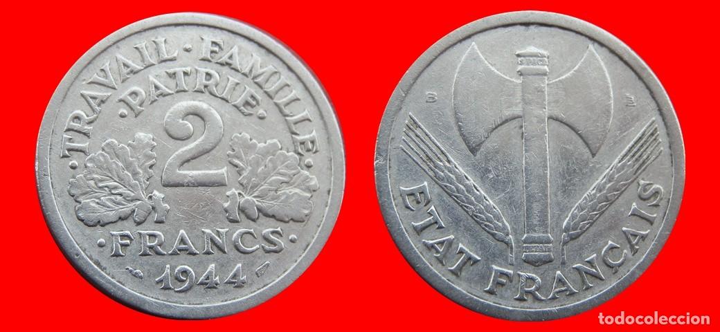 Monedas antiguas de Europa: 2 FRANCOS 1944B FRANCIA-157022