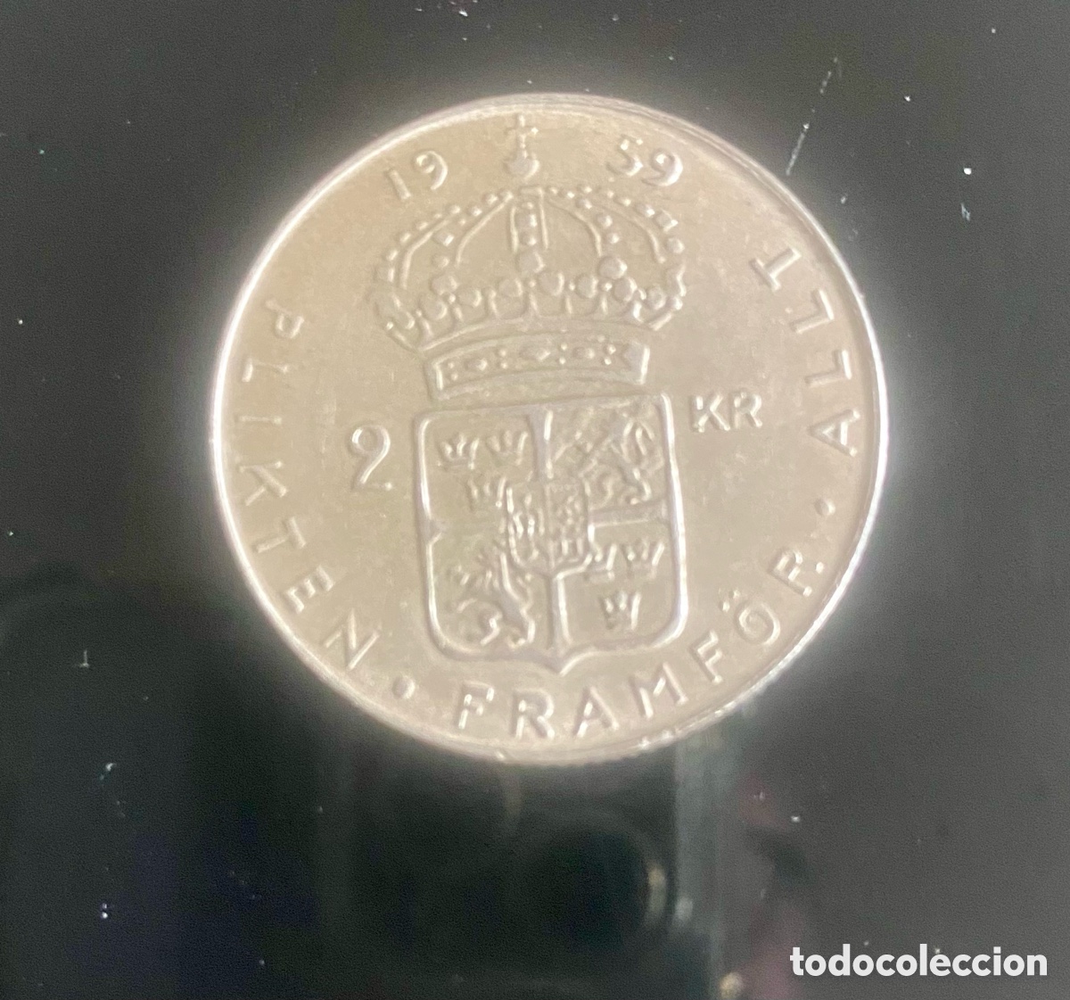 Monedas antiguas de Europa: Moneda de plata sueca - Foto 1