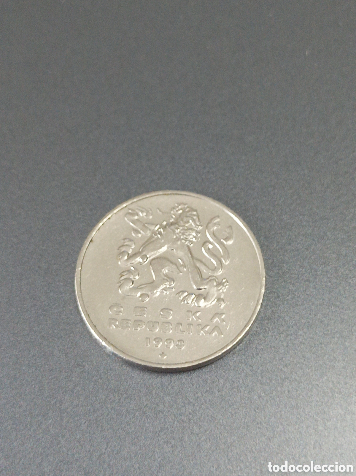 Monedas antiguas de Europa: 5 coronas de la republica Checa de 1993 - Foto 2