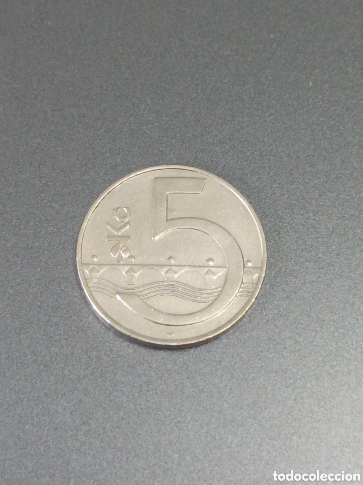 Monedas antiguas de Europa: 5 coronas de la republica Checa de 1993 - Foto 1