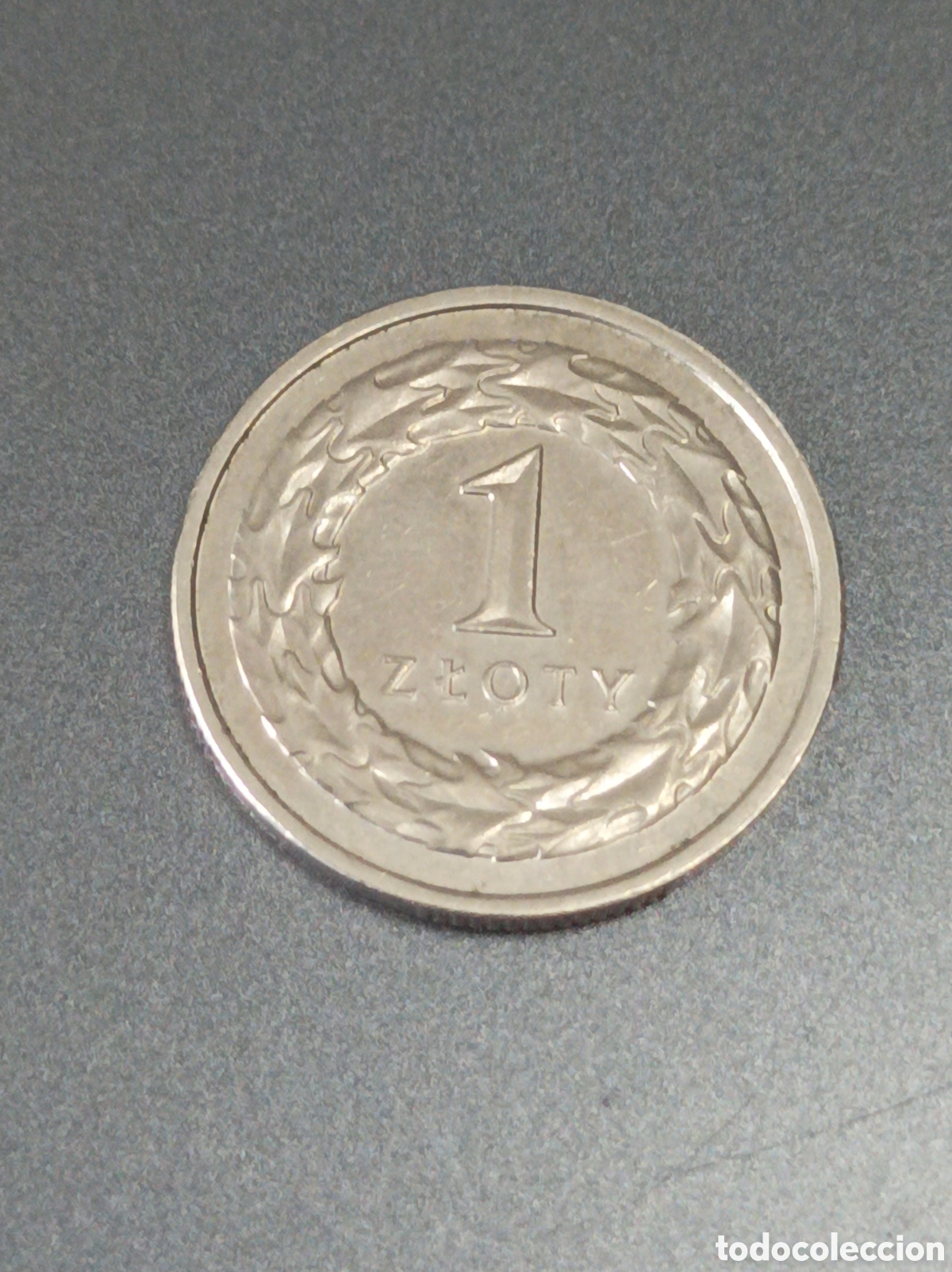 Monedas antiguas de Europa: 1 zloty de Polonia de 2014