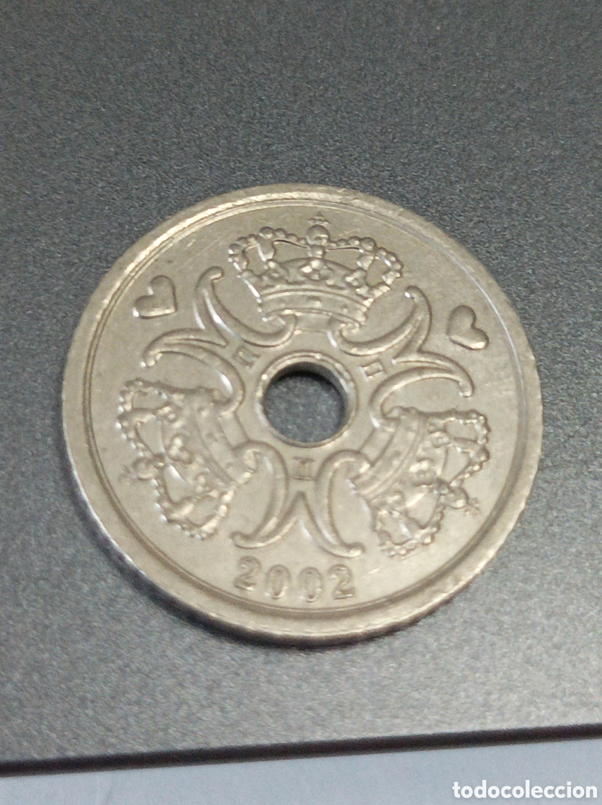 Monedas antiguas de Europa: 1 krona de Dinamarca de 2002 - Foto 2