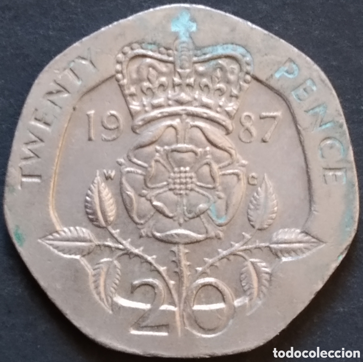 Monedas antiguas de Europa: MONEDA - UK / REINO UNIDO 20 PENCE 1987