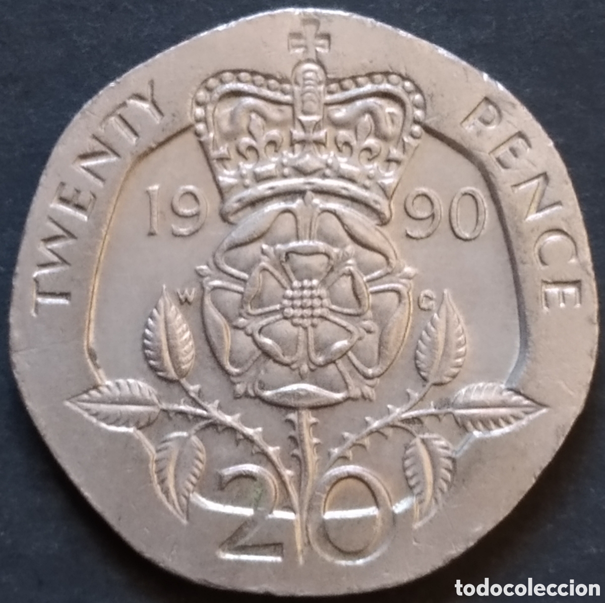 Monedas antiguas de Europa: MONEDA - UK / REINO UNIDO 20 PENCE 1990