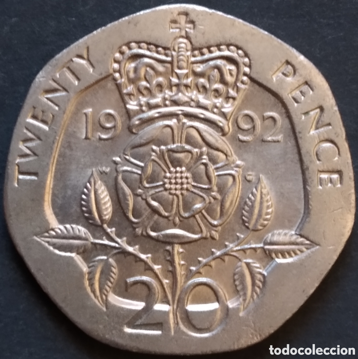 Monedas antiguas de Europa: MONEDA - UK / REINO UNIDO 20 PENCE 1992