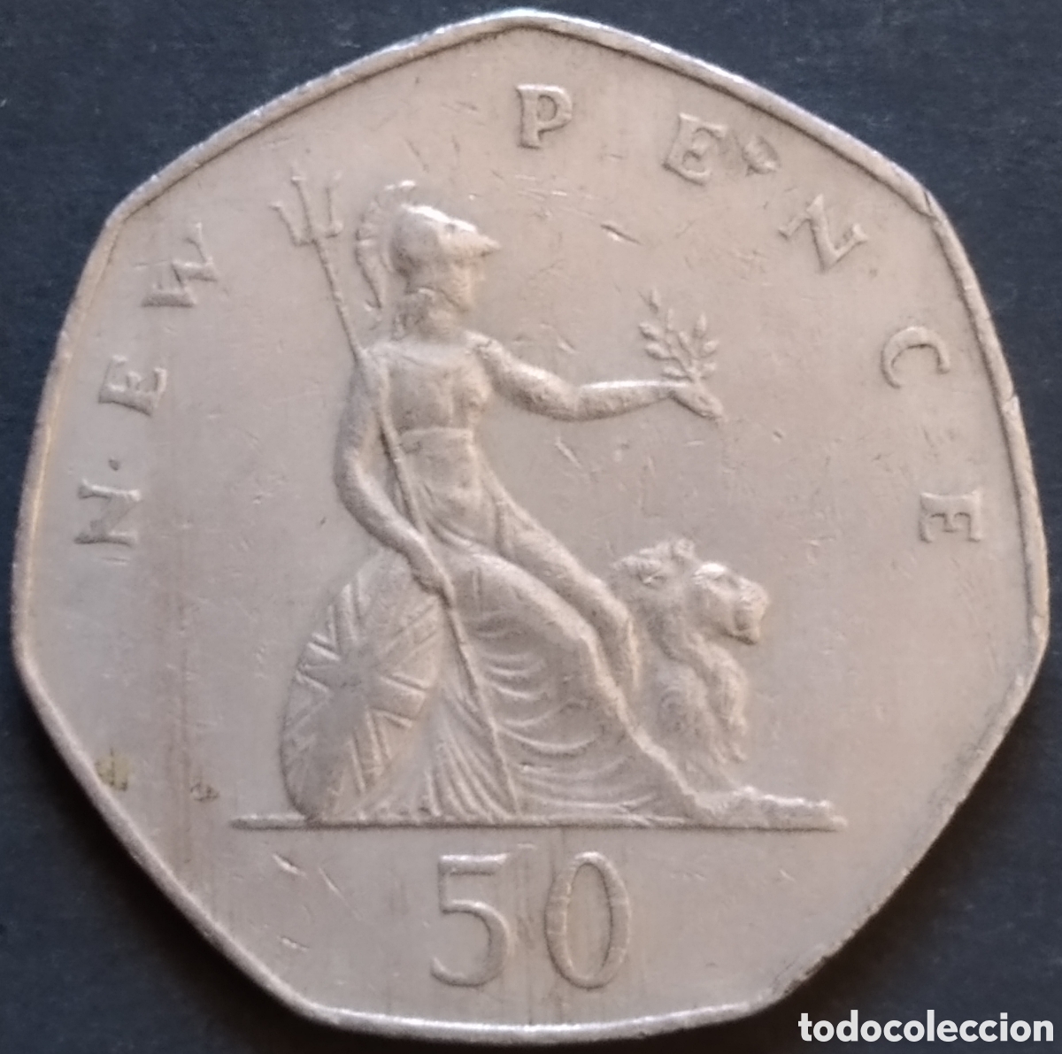 Monedas antiguas de Europa: MONEDA - UK / REINO UNIDO 50 NEW PENCE 1981