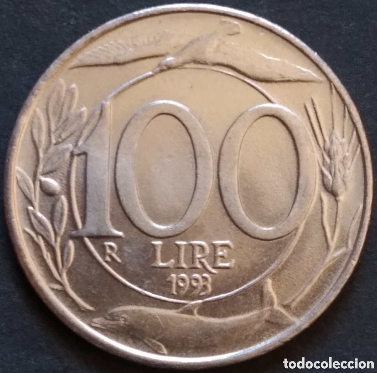 Monedas antiguas de Europa: MONEDA - ITALIA 100 LIRAS 1993