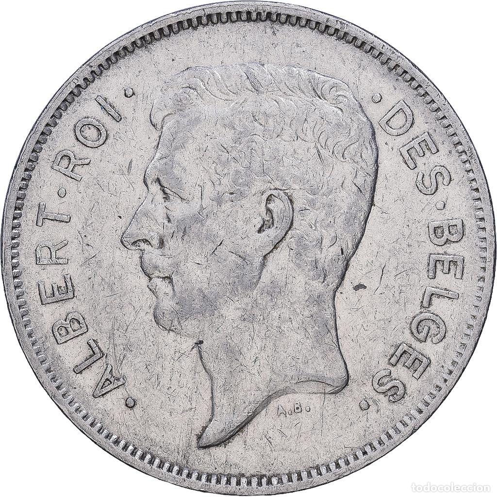 Monedas antiguas de Europa: [#1547824] B&eacute;lgica, Albert I, 20 Francs/4 Belgas, 1931, Royal Belgium Mint, N&iacute;quel, BC+