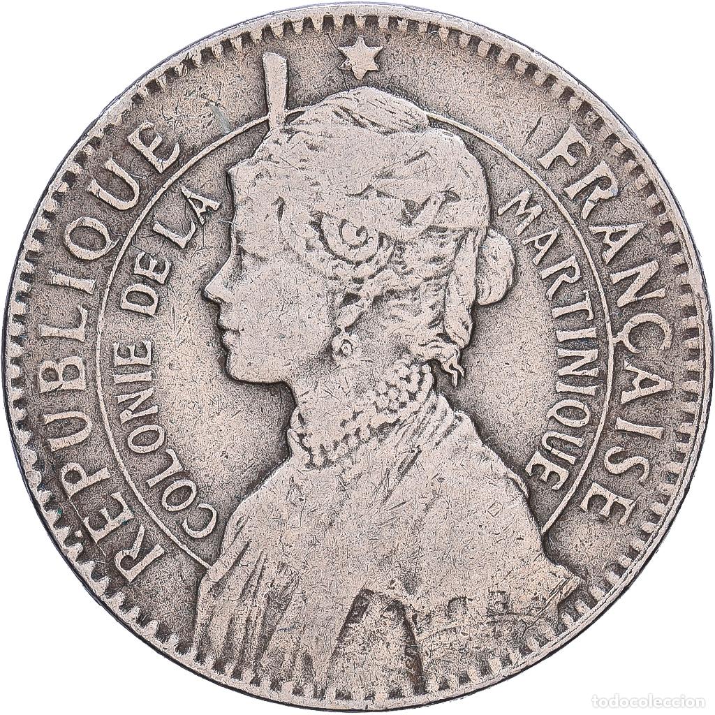 Monedas antiguas de Europa: [#1547827] Martinica, 50 Centimes, 1922, Cupronickel, BC+, KM:40