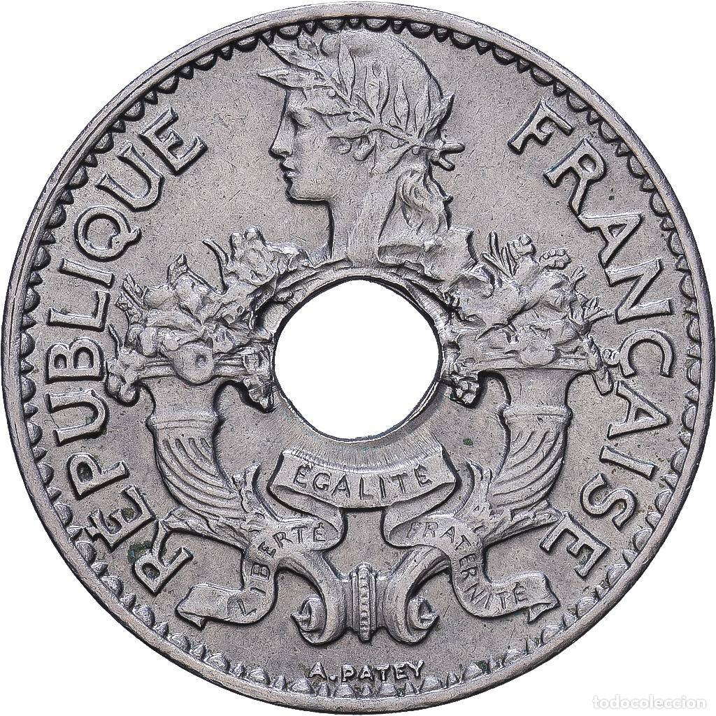 Monedas antiguas de Europa: [#1547825] Indochina Francesa, 5 Centimes, 1924, MDP, Cupronickel, MBC+, KM:18